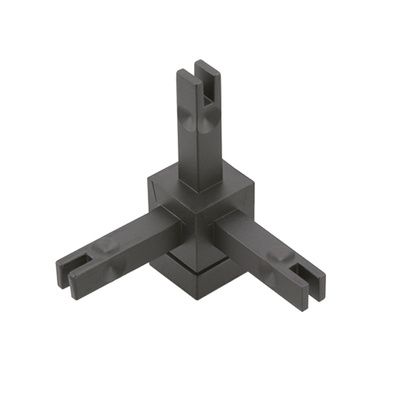 Cadro konektor 3-way 3D+ mat crna